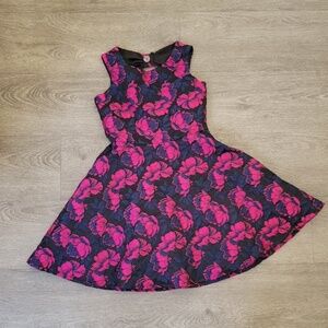 Floral Brocade Dress